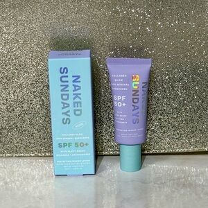 5 for $25 item 🌺 Mini Naked Sundays Collagen Glow SPF 50+ Mineral Sunscreen